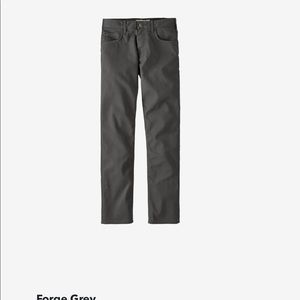 NWT mens patagonia slim fit stonycroft pants in forge grey size 34x32